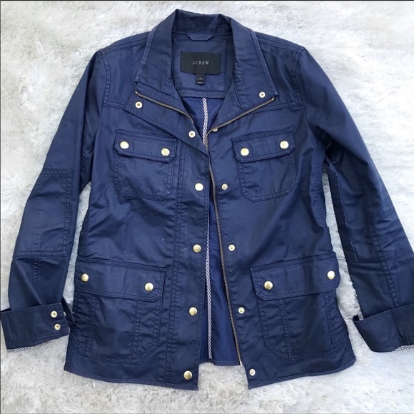 J. Crew Jackets & Blazers - J. Crew Navy Downtown Field Jacket